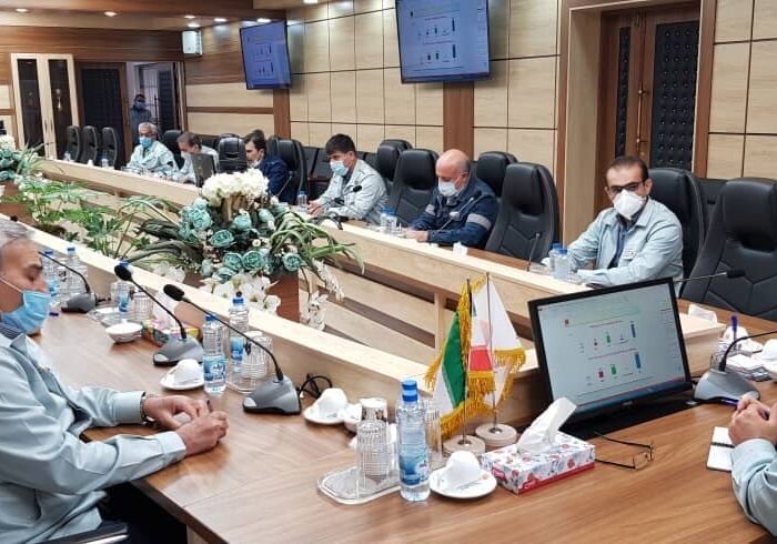 جلسه بررسی روند پروژه های فولاد خوزستان